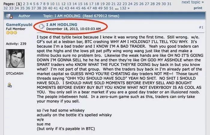 什么是HODL、FUD、Spedn ……一文读懂区块链江湖的密码暗语