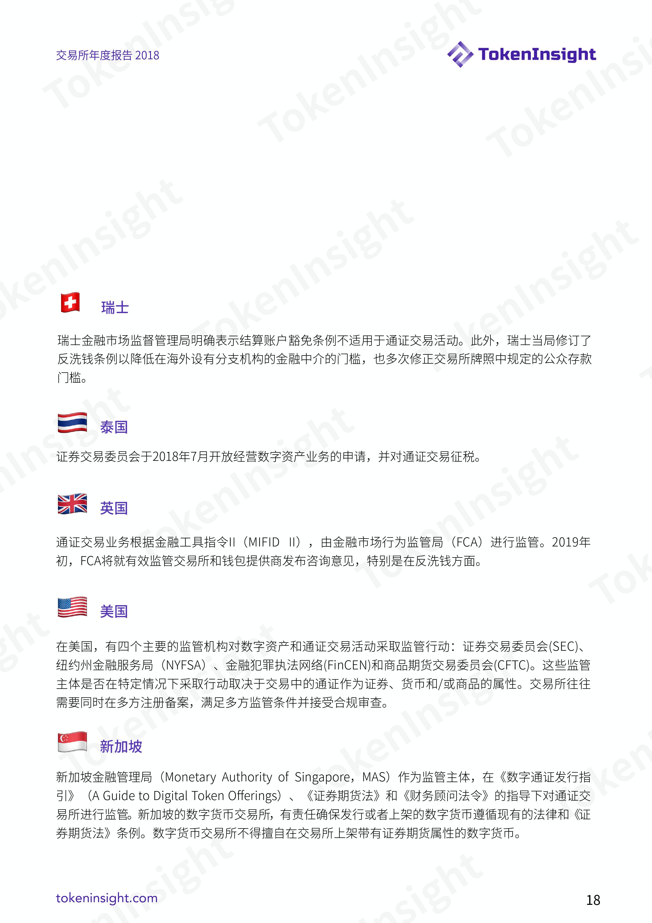 加密货币交易所行业 2018 年度报告