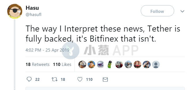 大反转！Bitfinex公告自我洗白，放言要抗争到底