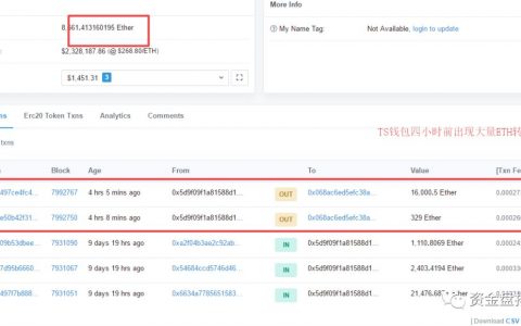 【曝料】“Tokenstore”跑路后续：频繁转钱洗白，维权最新进展！！！