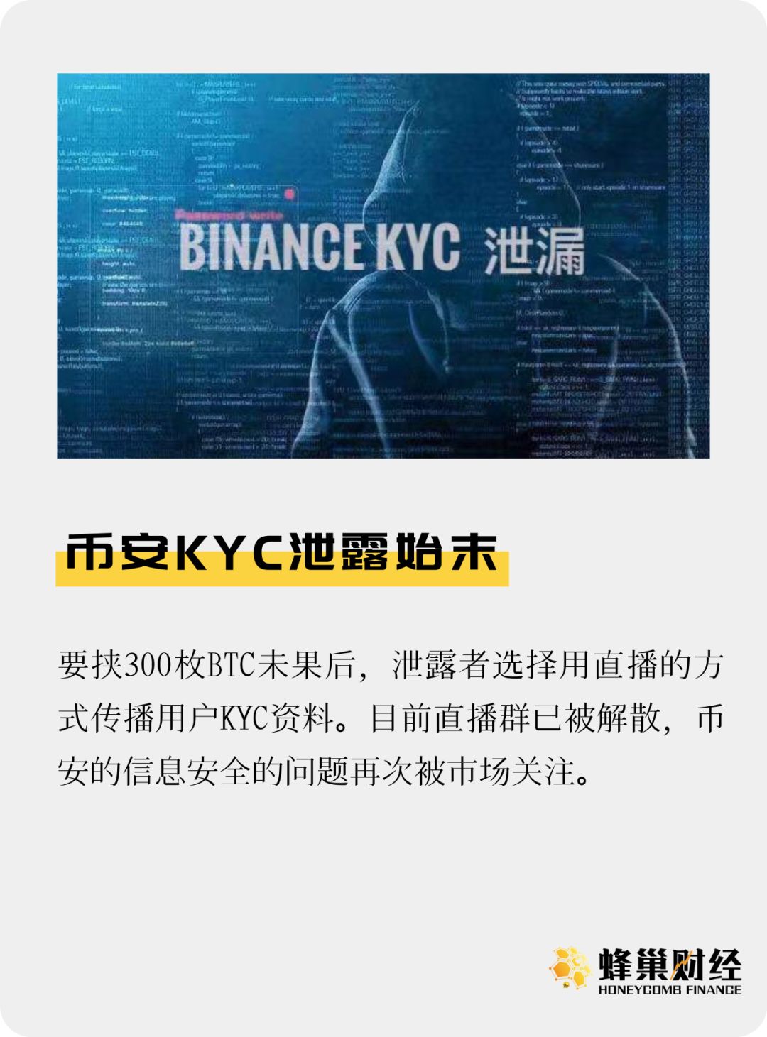 币安KYC泄露始末