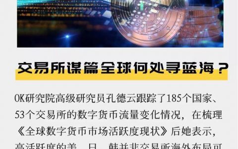 数说|交易所谋篇全球何处寻蓝海？