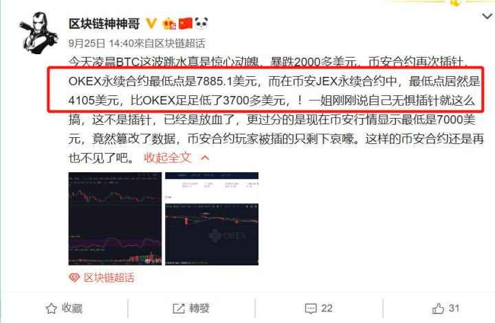 币安合约三重门：技术靠抄靠买、插针优化K线、先割一半再说配图(17)