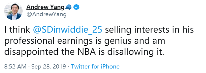 NBA风波再起，球星欲将3400万美元合同换成加密货币并出售，NBA联盟表示懵圈……