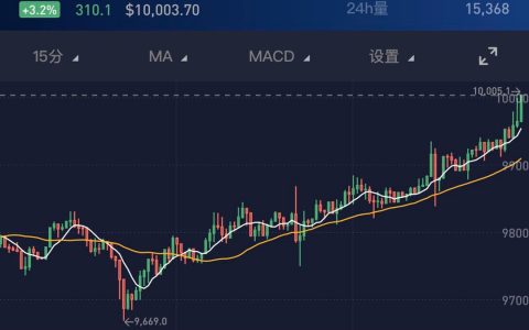 BTC再破一万美元 距离减半不足百日
