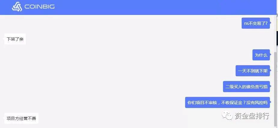 跑路前科“CoinBig交易所”联合项目方割韭菜，短短一天完成上架、收割、下架