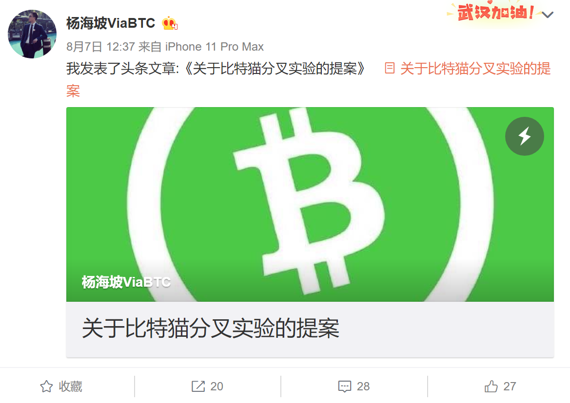 BCH分叉之辩，杨海坡恐难以掀起波澜