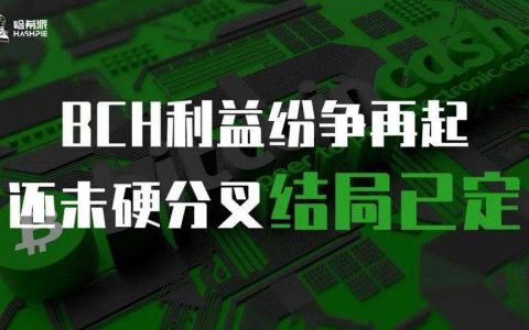 BCH 利益纷争再起，还未硬分叉结局已定
