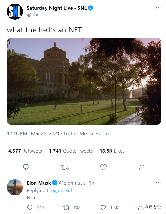 当马斯克给 NFT 点赞，他赞的是什么？